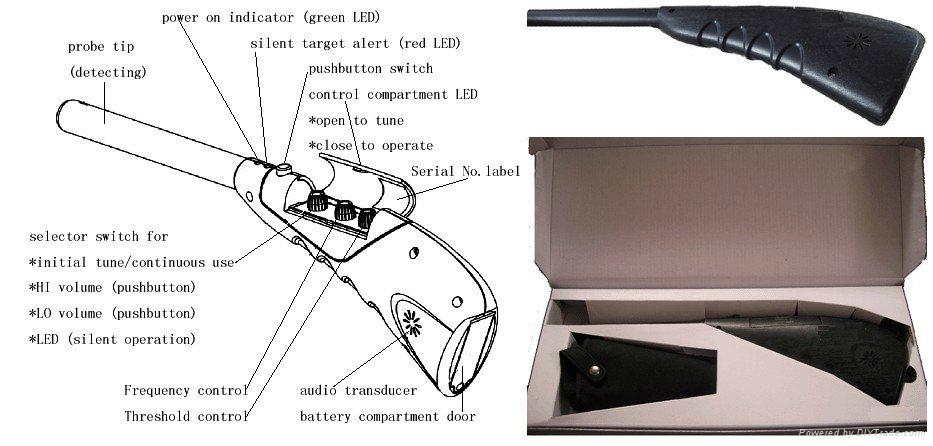 Pinpointing Hand Held Metal Detector	  2