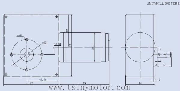 High-torque DC worm gear motor.dc gearbox reductor motor 3