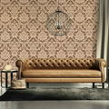 Modern Damask Wallcovering