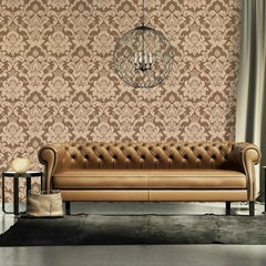 Modern Damask Wallcovering