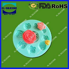 Cake decorating silicone mould