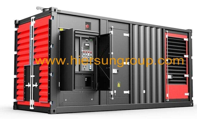 Containerized diesel generator
