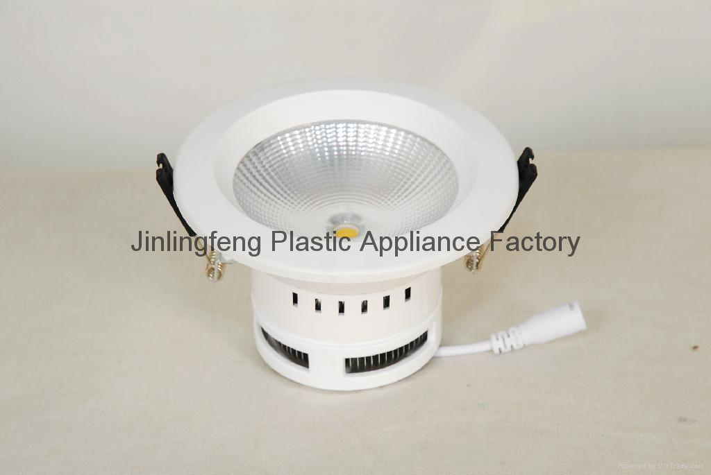 COB Plastic downlight housing