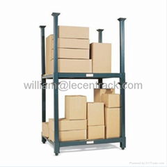 Warehouse Stack Rack 72inch Post Pallet