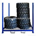 Stackable and Collapsible tyre Stillages with wire mesh 1