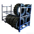 2 tier PCR Tyre Storage Rack 1