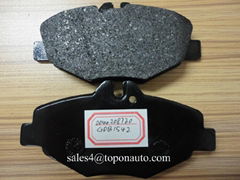 Low Metallic&Semi-Metallic Friction Material Brake Pad For Mecedes Benz GDB1542