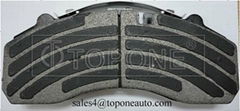 Low Metallic&Semi-Metallic Friction Material Brake Pad For SCANIA WVA29087