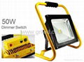 Dimmable Rechargeable LED Flood Light 50W 4