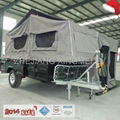 Off road travel trailer with big toolbox for 80L fridge storage  1