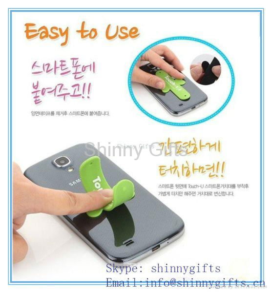 2014 Newest Promo Gifts Silicon cell phone stand  2