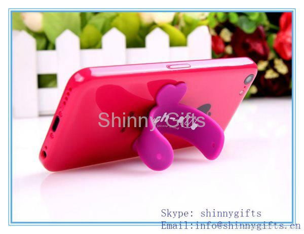 2014 Newest Promo Gifts Silicon cell phone stand  4