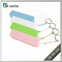 round colorful portable phone charger perfume power bank