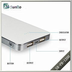 12000mah high capacity power bank