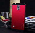 Motomo Brushed Hard Aluminum Cover Back Cases for Samsung Galaxy S5 i9600  4