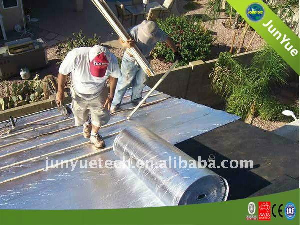 Reflective foil bubble heat insulation material