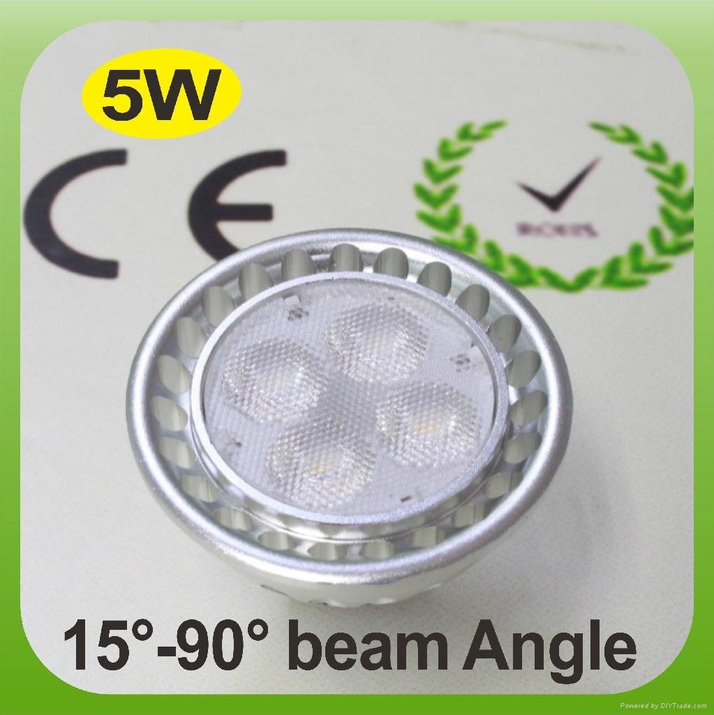 Osram 5W LED MR16 spotlight 10°-90° beam angle changeable CRI>82Ra 2