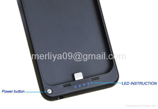 External battery case for Iphone 5 power case  5