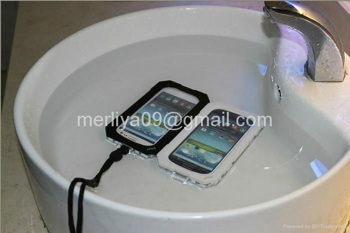 Newest!! New Product waterproof shockproof case for Samsung S3 S4 2