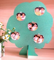 Excellent and colorful photo frame tree