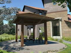 WPC Square Gazebo OLDA-6001 13ft.*13ft.*12ft.