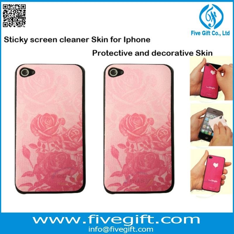 Sticky screen cleaner as iphone Ipad samsung protective decorative skin