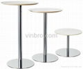 VinBRO Custom Modern/Antique Bar Stool Table Set Furniture LED Ice Buckets Wood 2