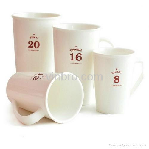 VinBRO Coffee Mug Cups Ceramic Reusable Plastic Stainless Steel Set Starbucks 2