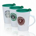 VinBRO Coffee Mug Cups Ceramic Reusable Plastic Stainless Steel Set Starbucks 4