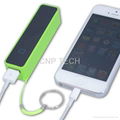 Mini Portable Battery Charger 2200mAh with LED Torch Function  2