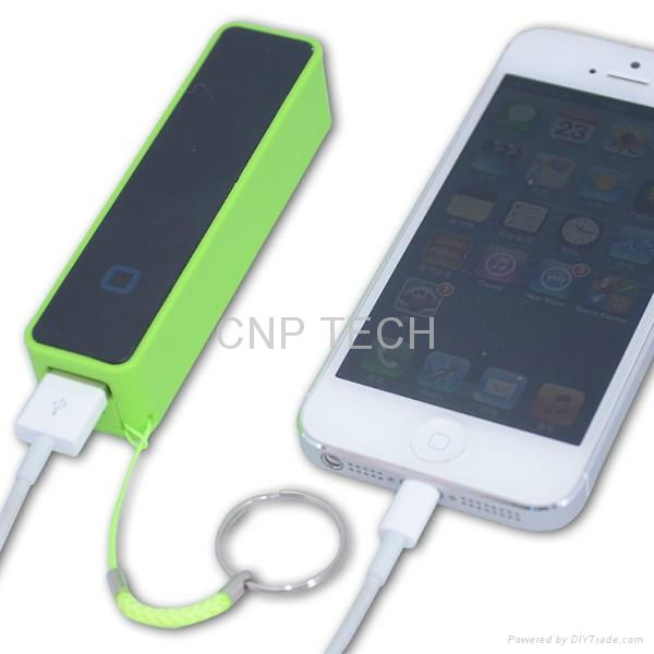 Mini Portable Battery Charger 2200mAh with LED Torch Function  2