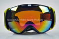 2014 fashion hot sale double lens snow ski goggles 2