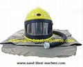 sand blast safety helmet