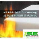 NF P 92-501 fire test to building material