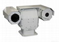 Detect Distance 4950m to vehicles,1800m to people ptz thermal & day light camera