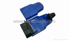 OBD II connector with case