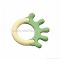 Eco-friendly silicone baby teether with attractive design