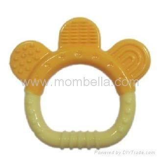 Eco-friendly silicone baby teether with attractive design 2