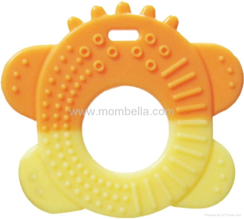 Eco-friendly silicone baby teether with attractive design 4