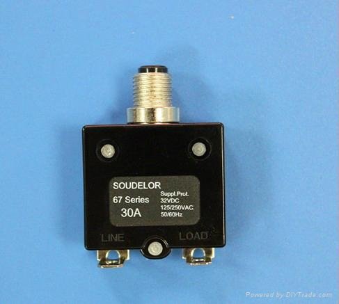 Overload protection [device] 67  125 vac / 250 vac / 32 VDC 50 to 60 hz 30 a 3