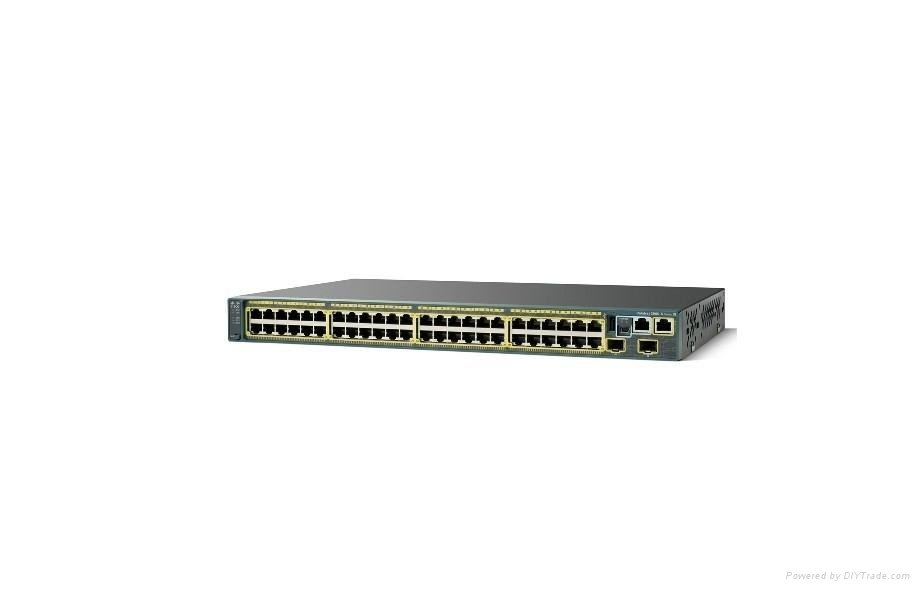 CISCO Catalyst WS-C2960S-48TS-S  48 ports Managed - rack-mountable switch 