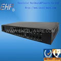 Optical Fiber 1U 19" server chassis 4