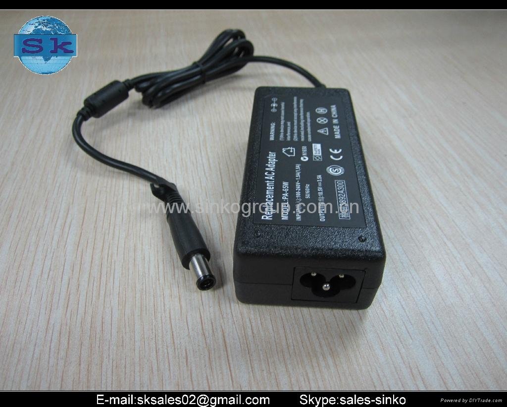 laptop charger for hp 18.5V 3.5A 65W 7.4*5.0mm 5