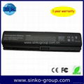 brand new laptop battery for hp DV2000 DV6000 V3000 V6000 6 cell 11.1V 4400mAh