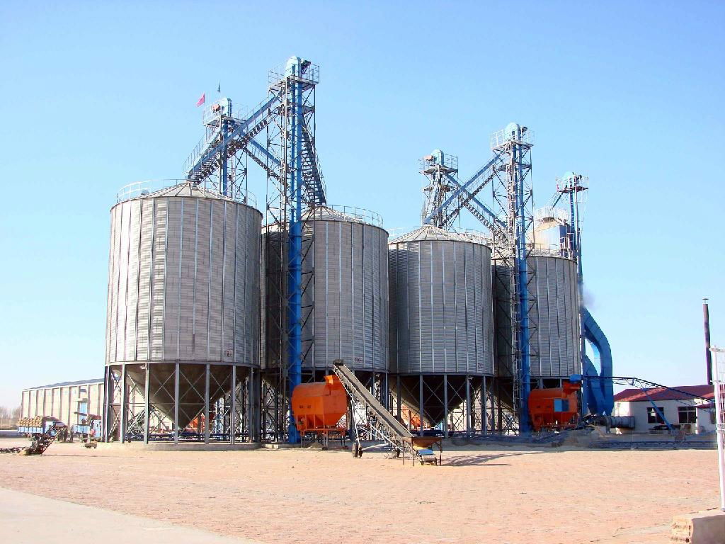 animal feeds storage silo for poultry plant storage  grain with small capacity 5