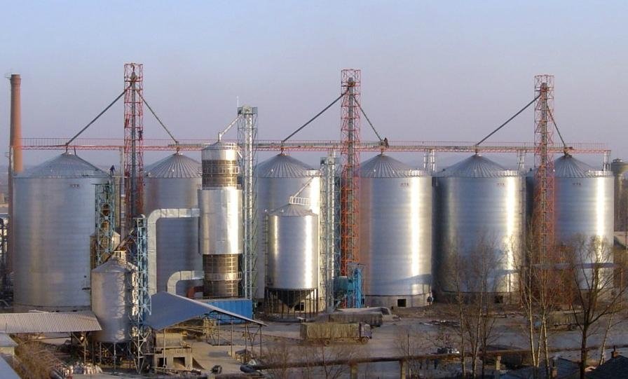 1000 Tons grain storage steel silo for sale 2