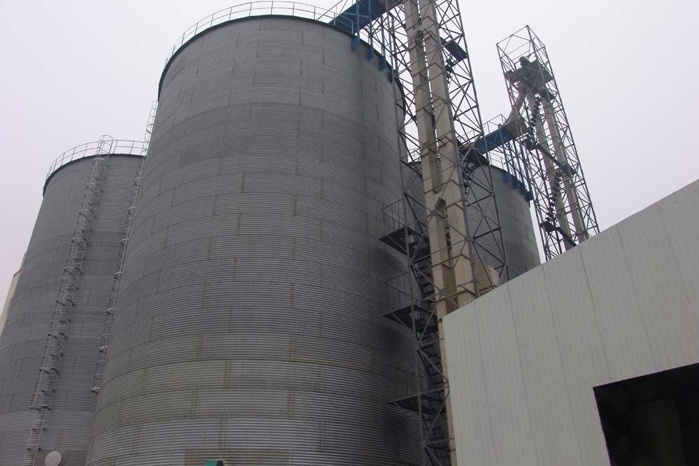 2000Tons grain storage steel silo for mill plant 2