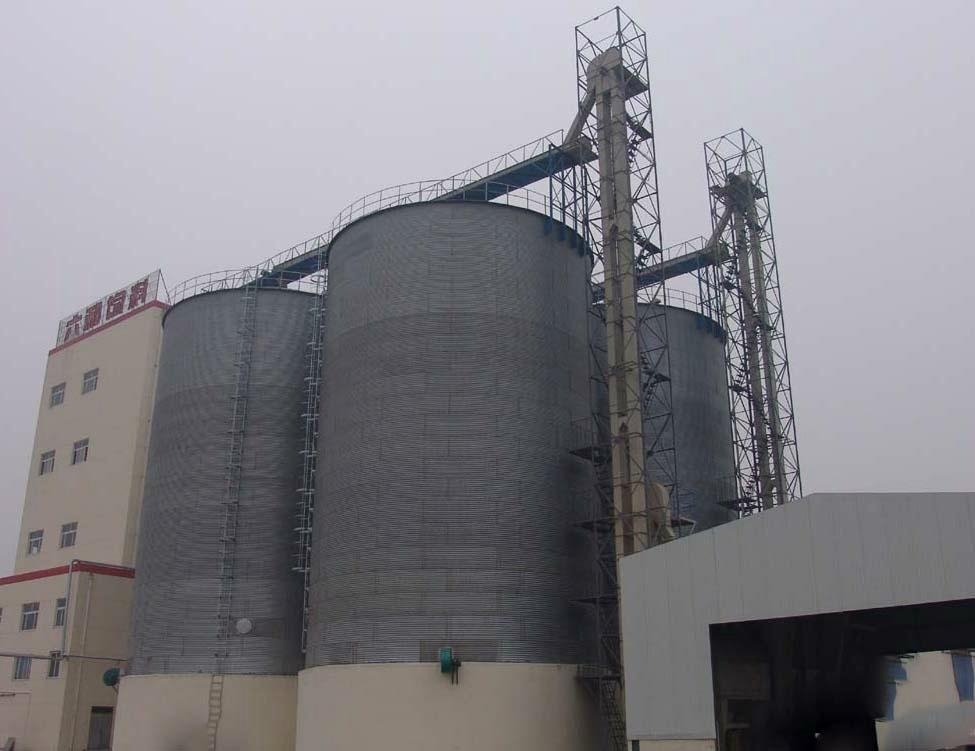 2000Tons grain storage steel silo for mill plant 3