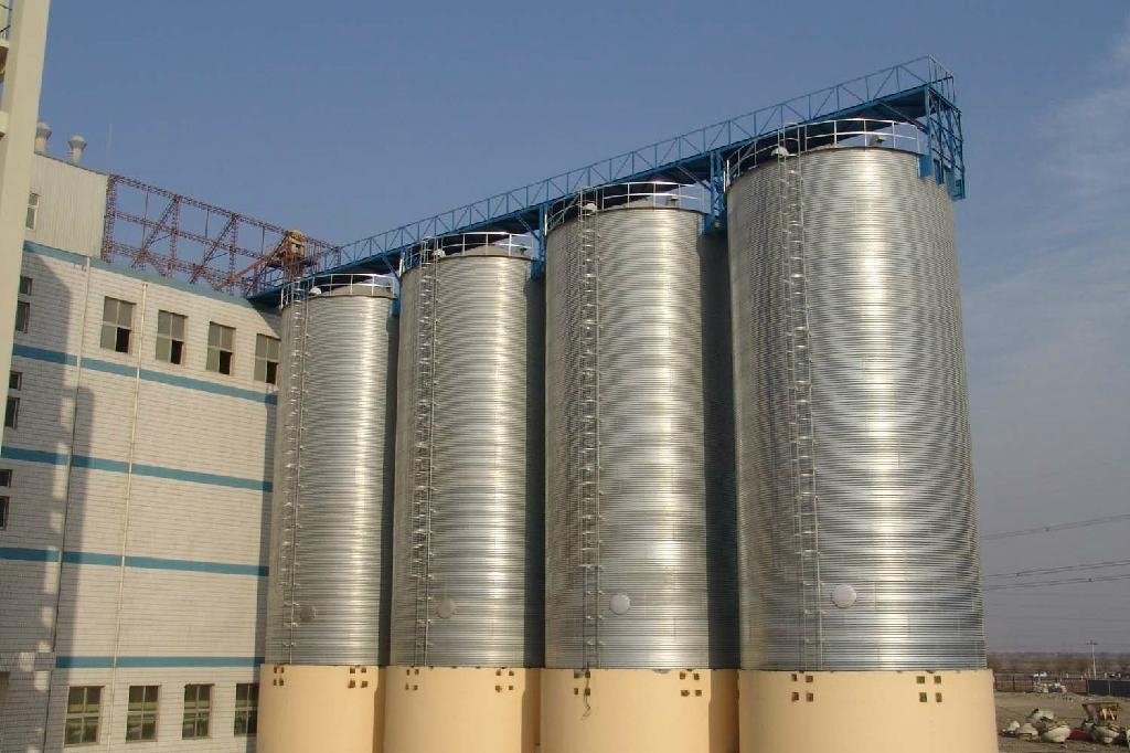 9000 Tons grain storage steel silo for farm storage  corn 2