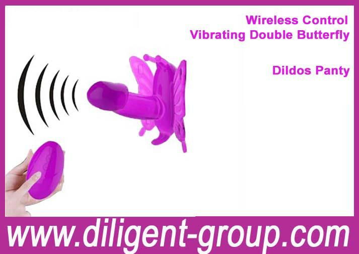 Wireless control vibrating dildos panty